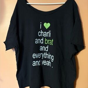 Brat Charli xcx Shirt Custom